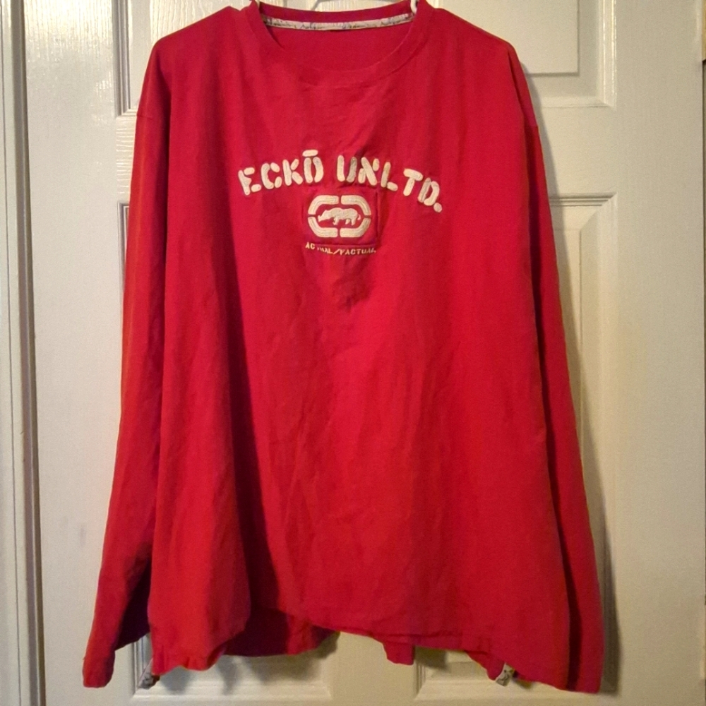 Vintage Red Ecko Unltd Long Sleeve Shirt